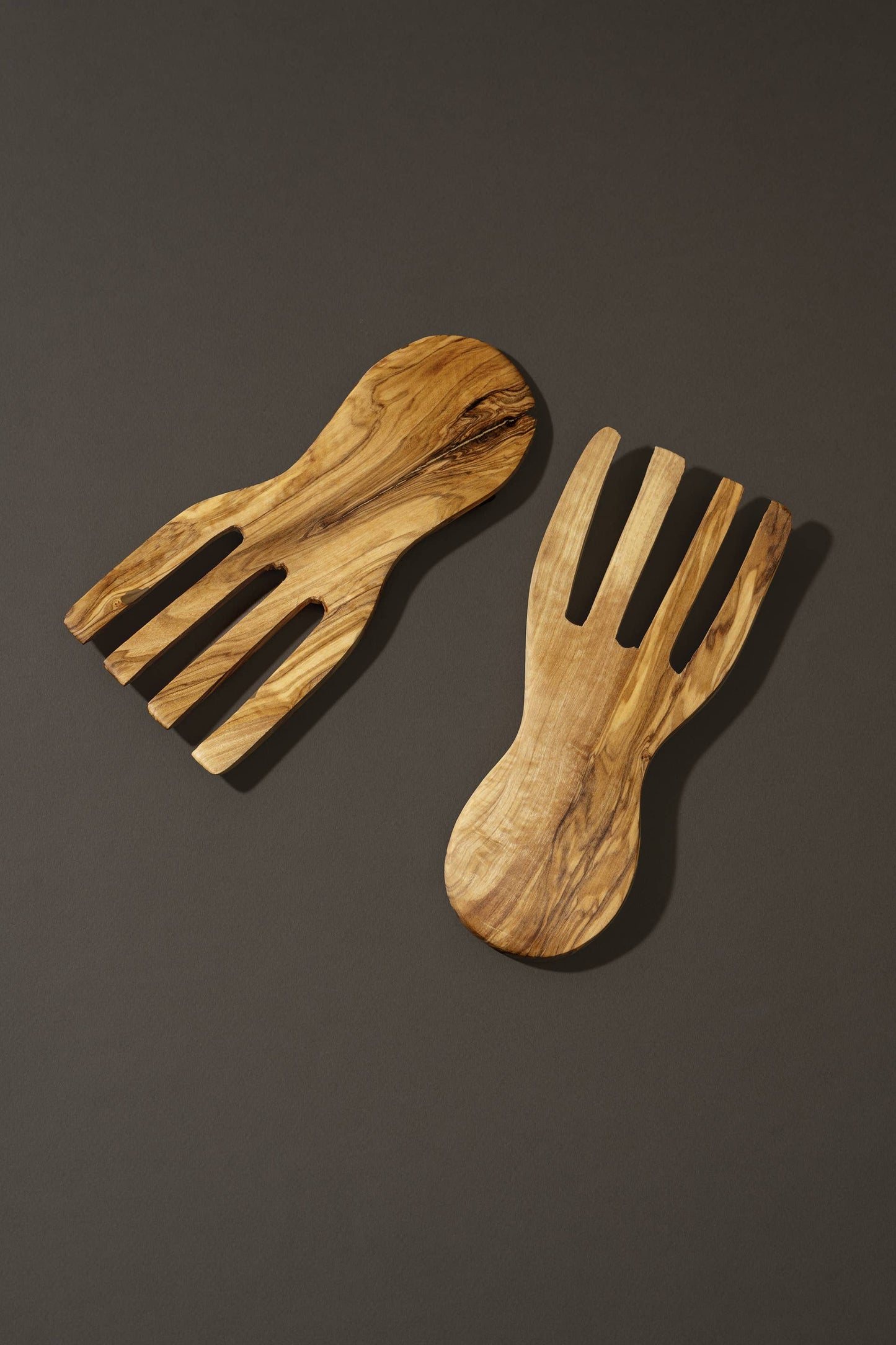 Natural Olive Wood Salad Servers (Pair)