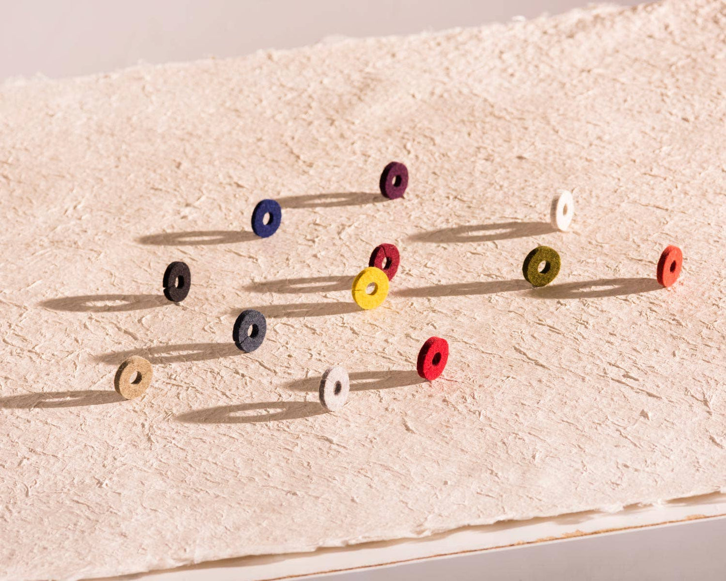 Merino Wool Felt Round Wine Markers
