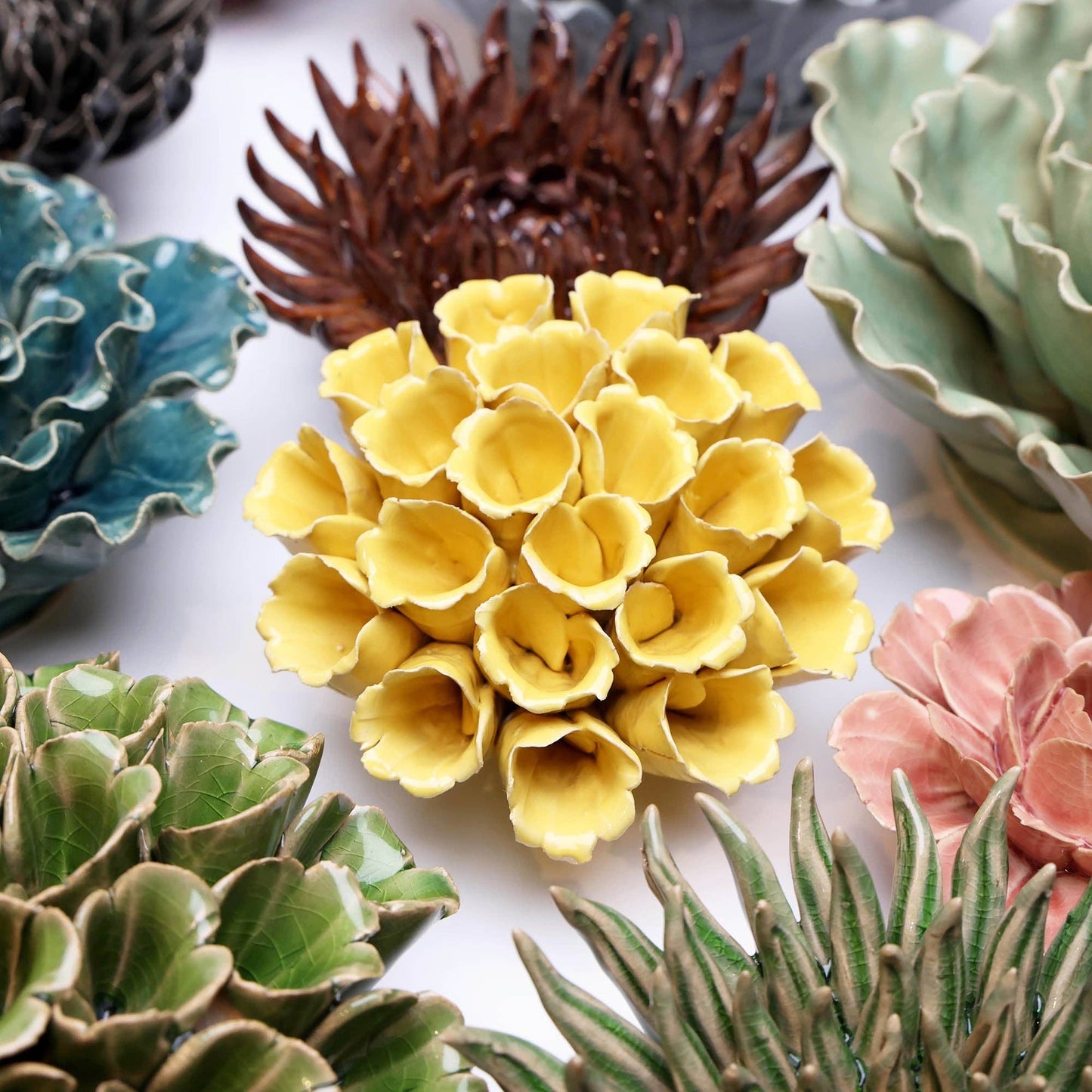 Ceramic Flower | Golden Sea Polyp
