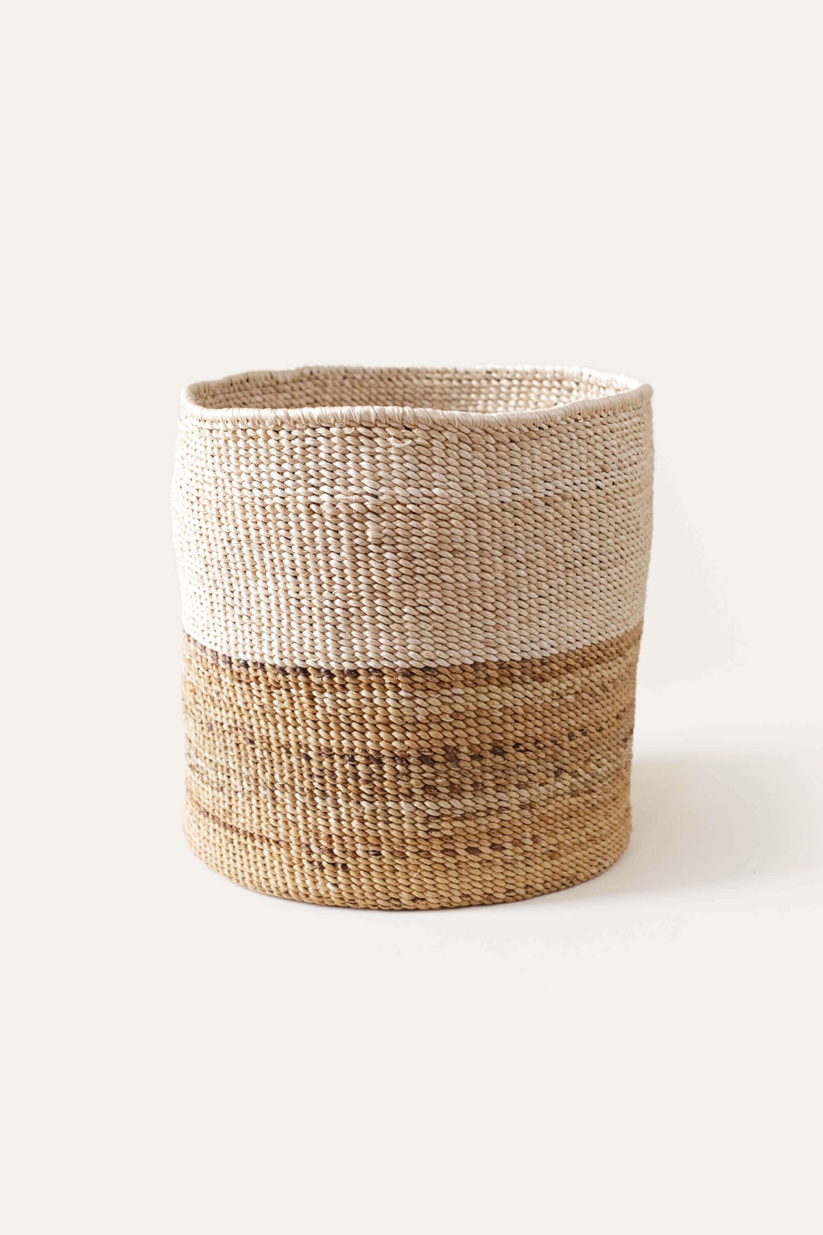 Handwoven Two-Tone Banana Leaf Planter