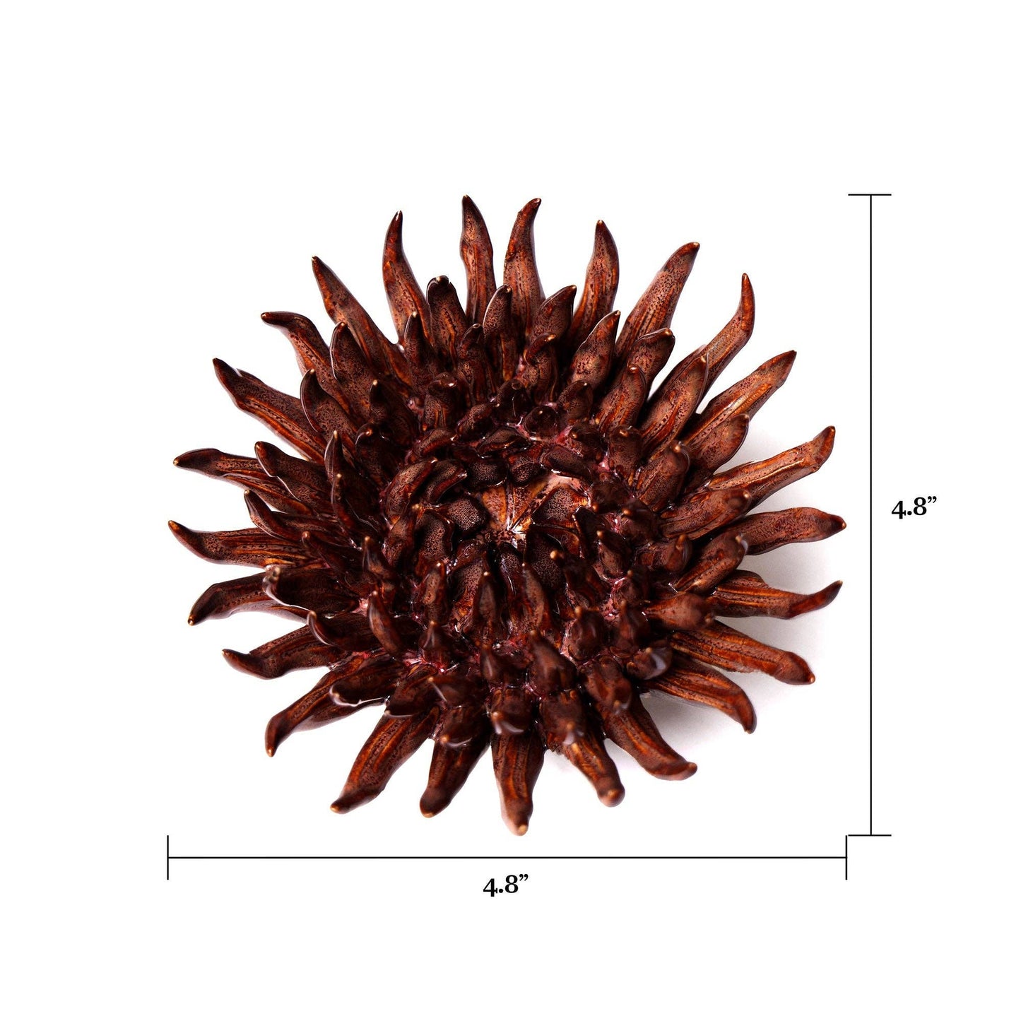 Ceramic Flower | Chocolate Mum
