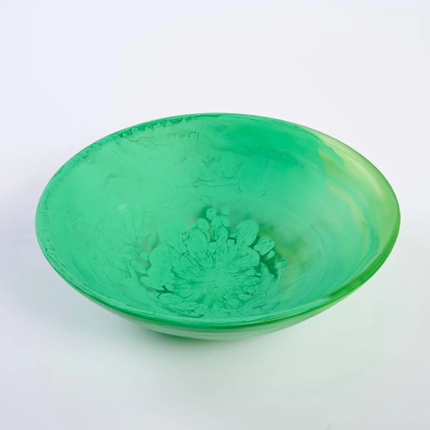 Marbled Resin Everyday Bowl (Medium) | Peridot