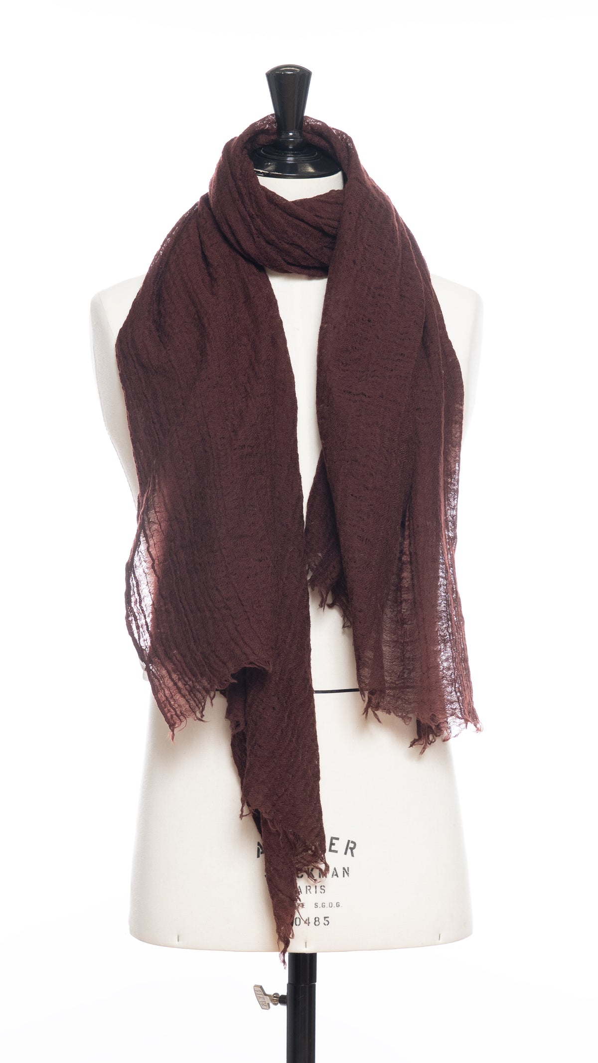Giglio Frayed Wool Scarf | Port