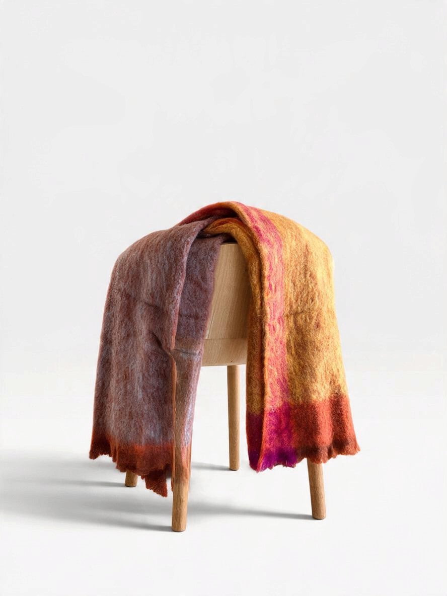 Mohair Throw Blanket | Rozco RZ-42