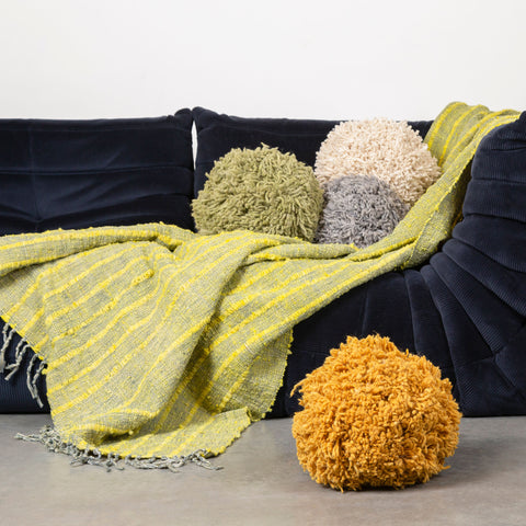 Wool Momo Pillow | Cloud