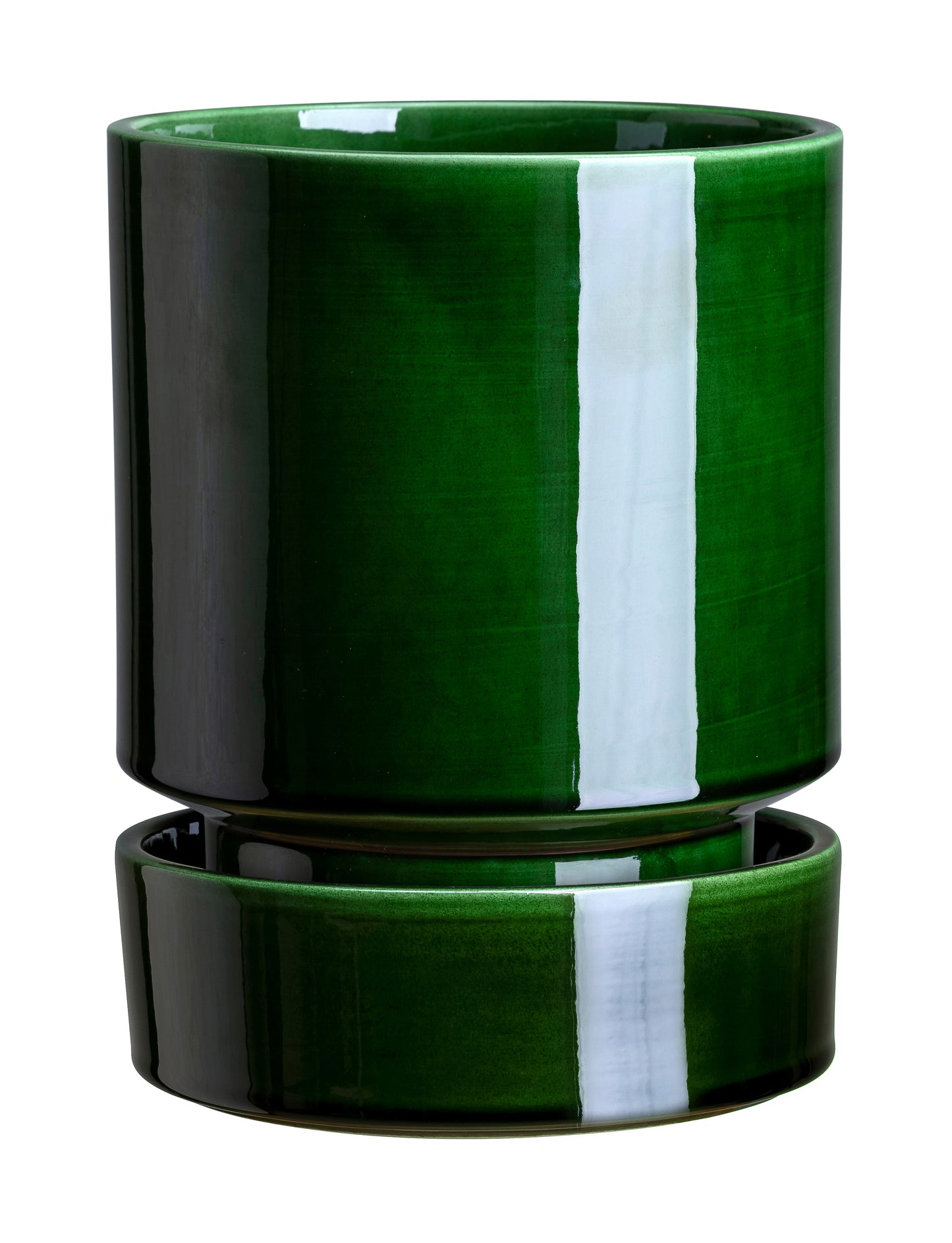 Hoff Glazed Pot | Emerald (Multiple Sizes)