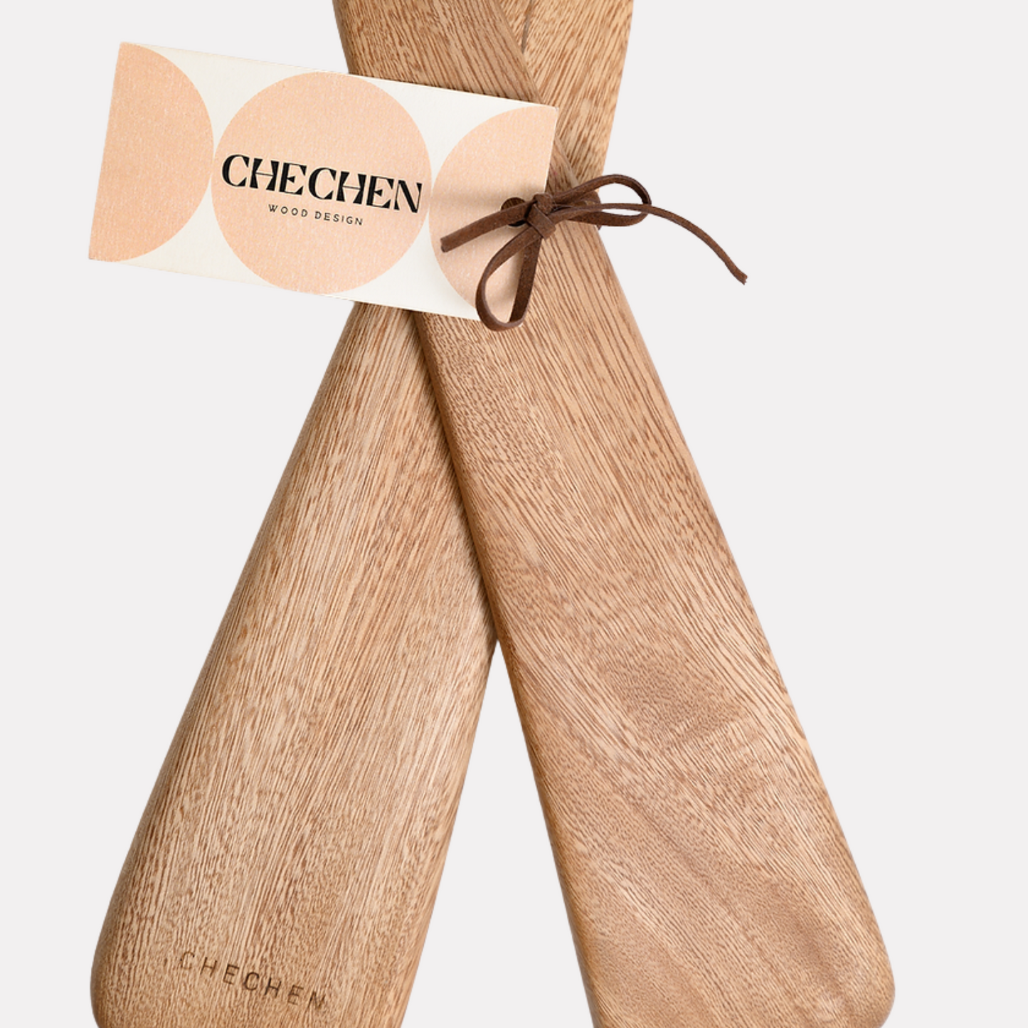 Rosa Morada Wood Salad Servers