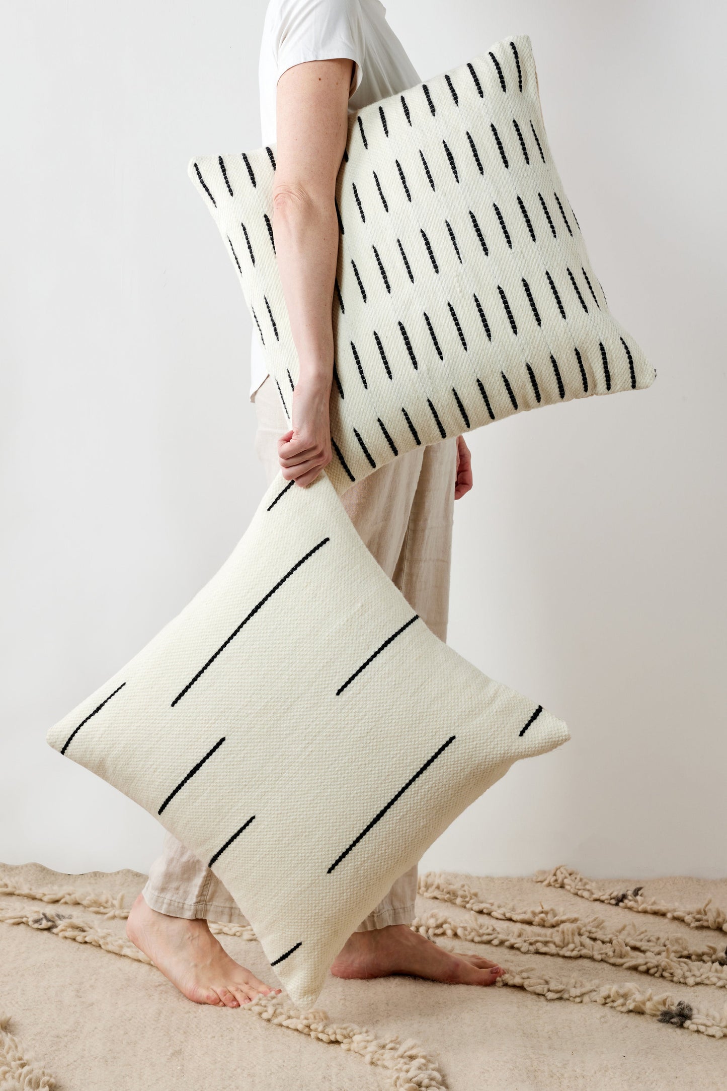 Mali Handwoven Wool Pillow Cover
