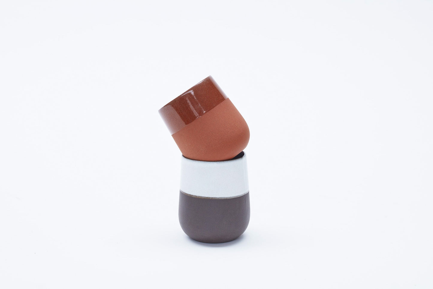 Wiid Ceramic Dipped Mug Set | Terracotta