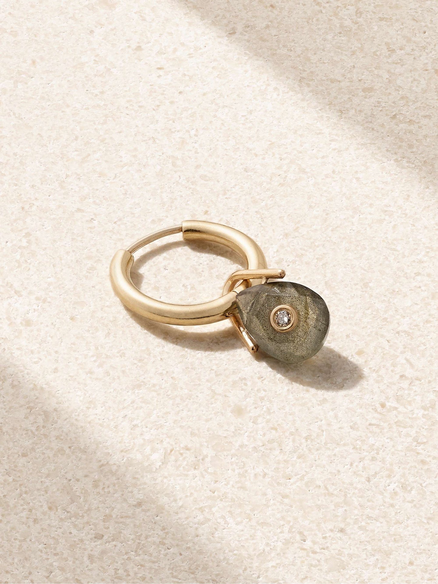 Orso Hoop Earring | Labradorite