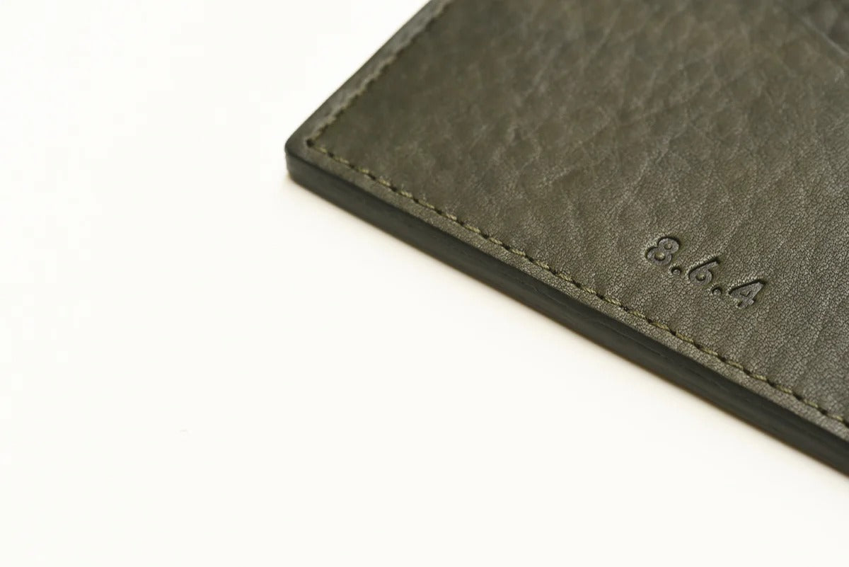 Leather Card Case | Military Green