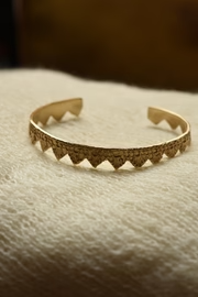 Golden Crown Cuff Bracelet