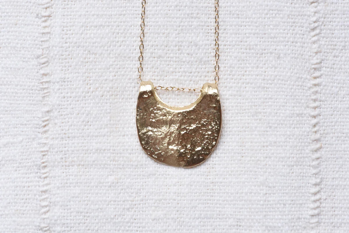 Golden Moon Necklace