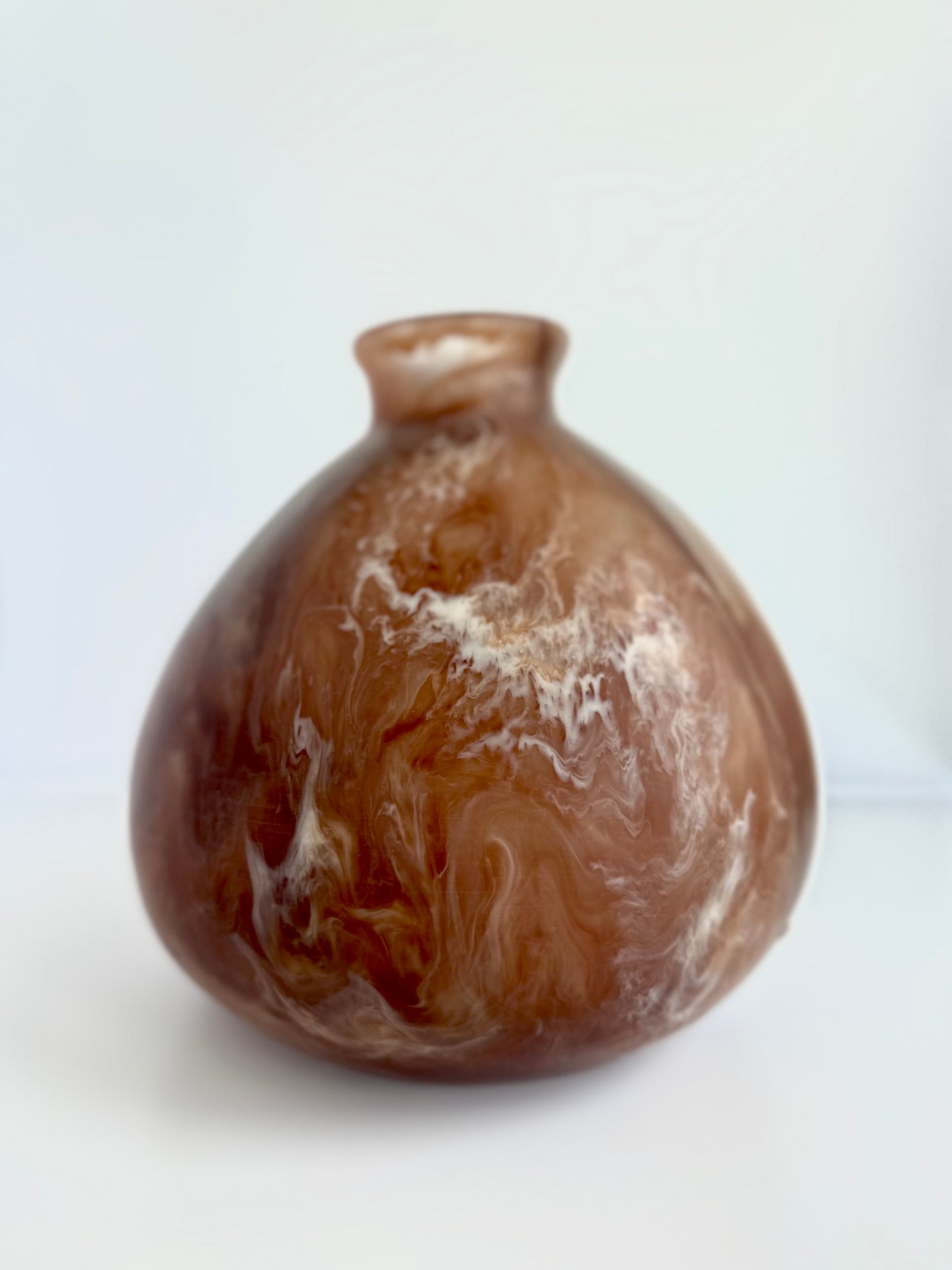 Marbled Resin Napo Vase (Multiple Colors)