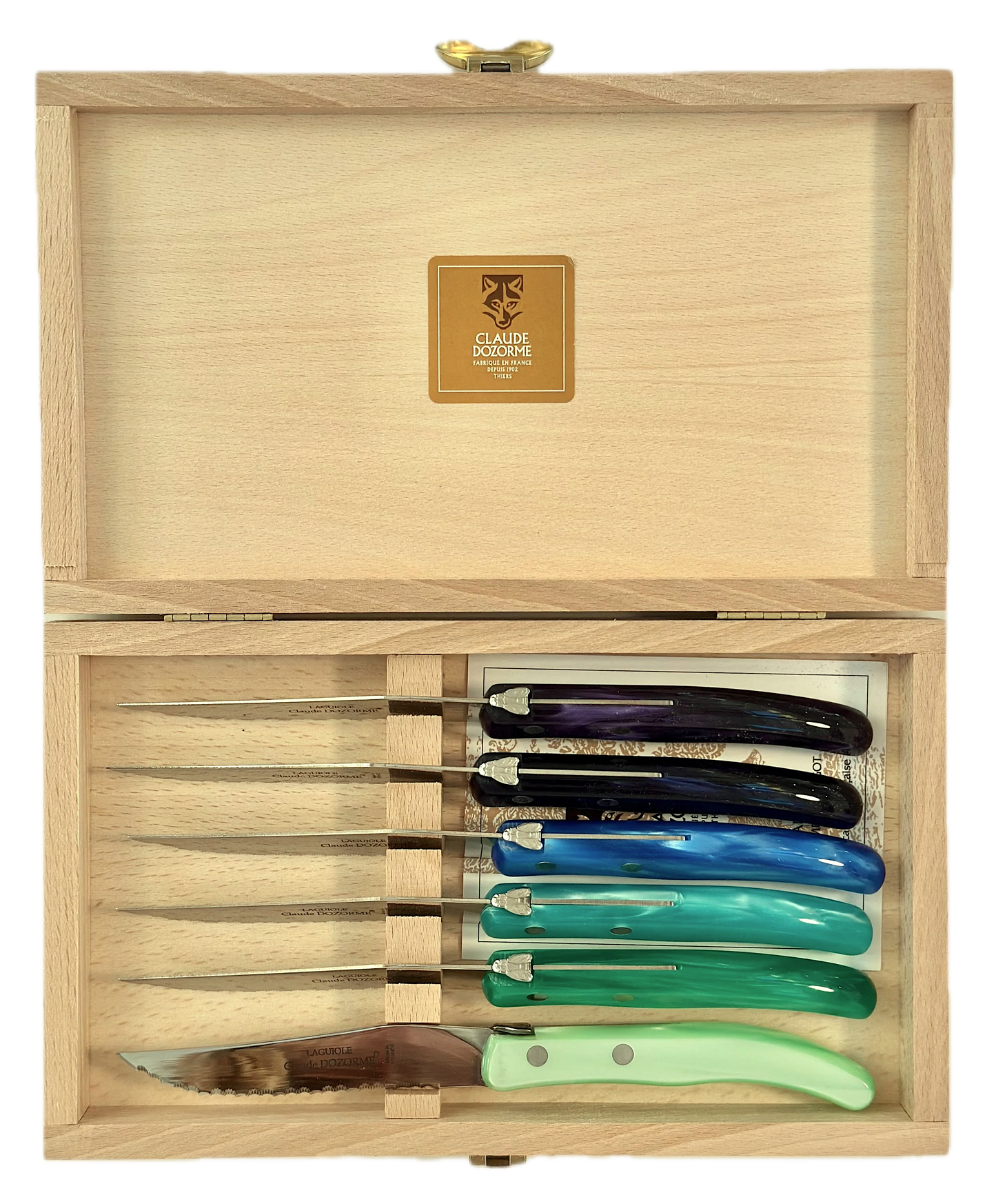6pc Berlingot Steak Knife Set | Ocean