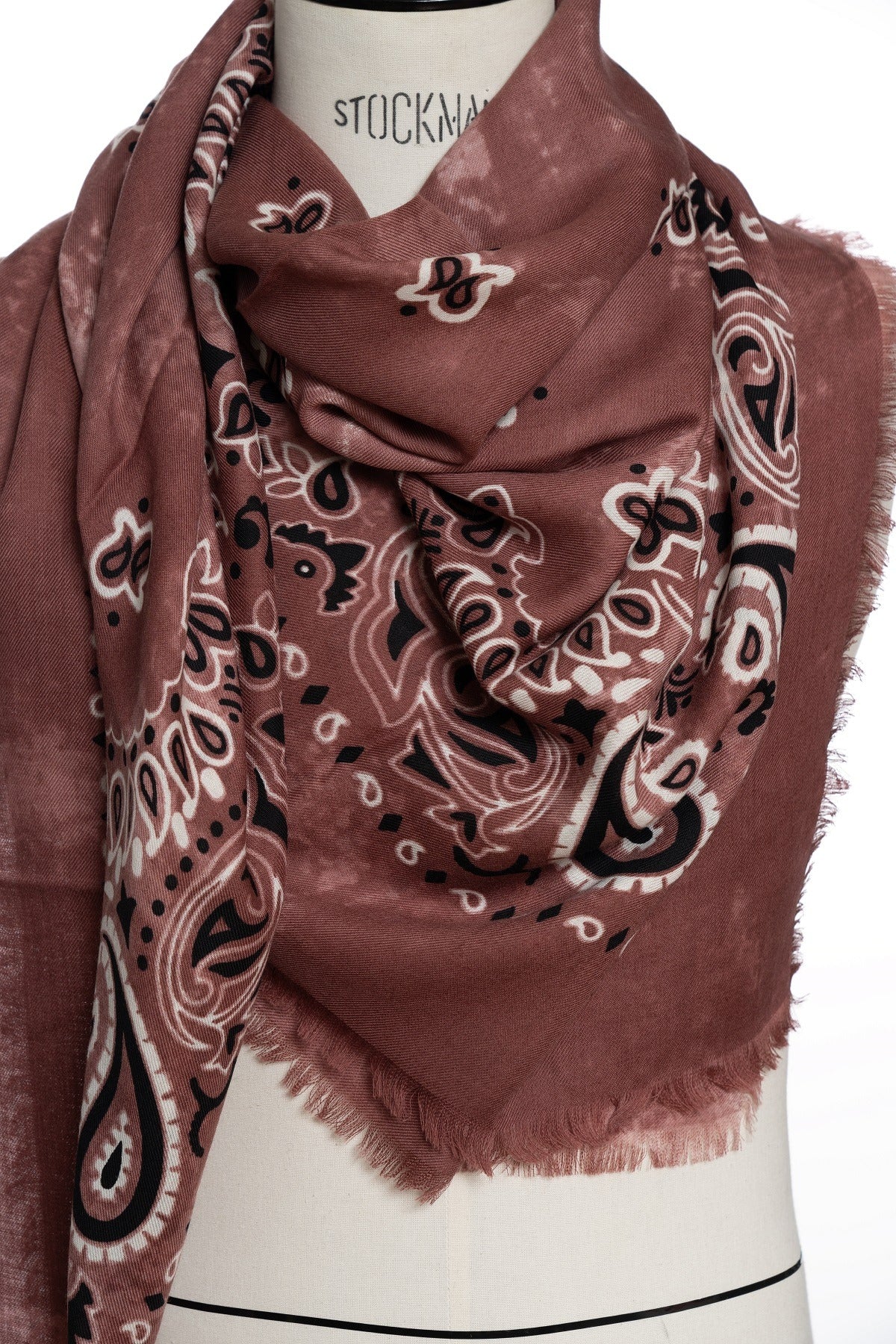 Jil Quadra Scarf | Rose