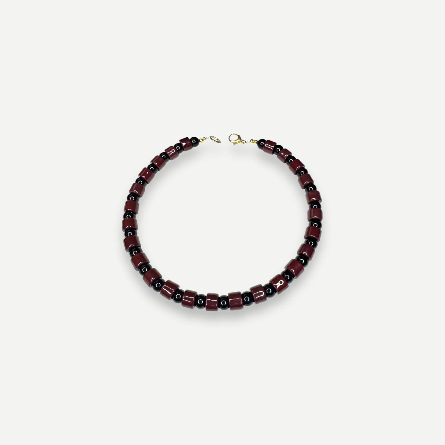 Sundry Necklace | Walnut & Onyx