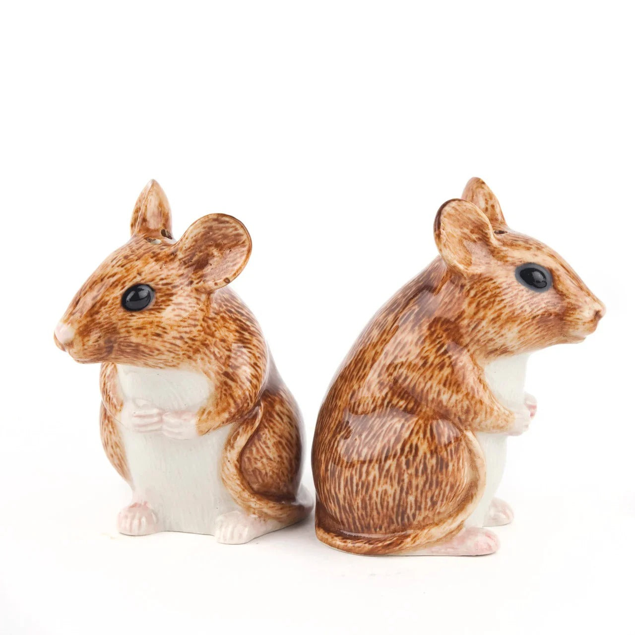 Wood Mouse Salt & Pepper Shaker Set