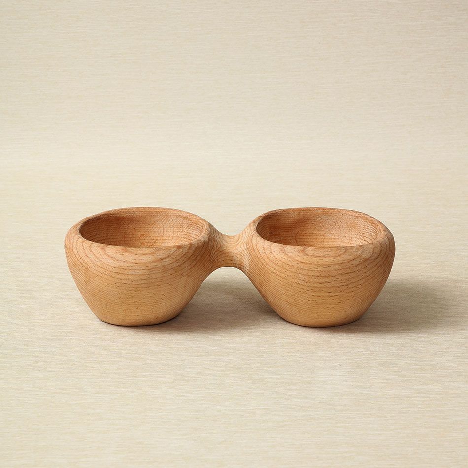 Miro Carved Wood Bowl Duo