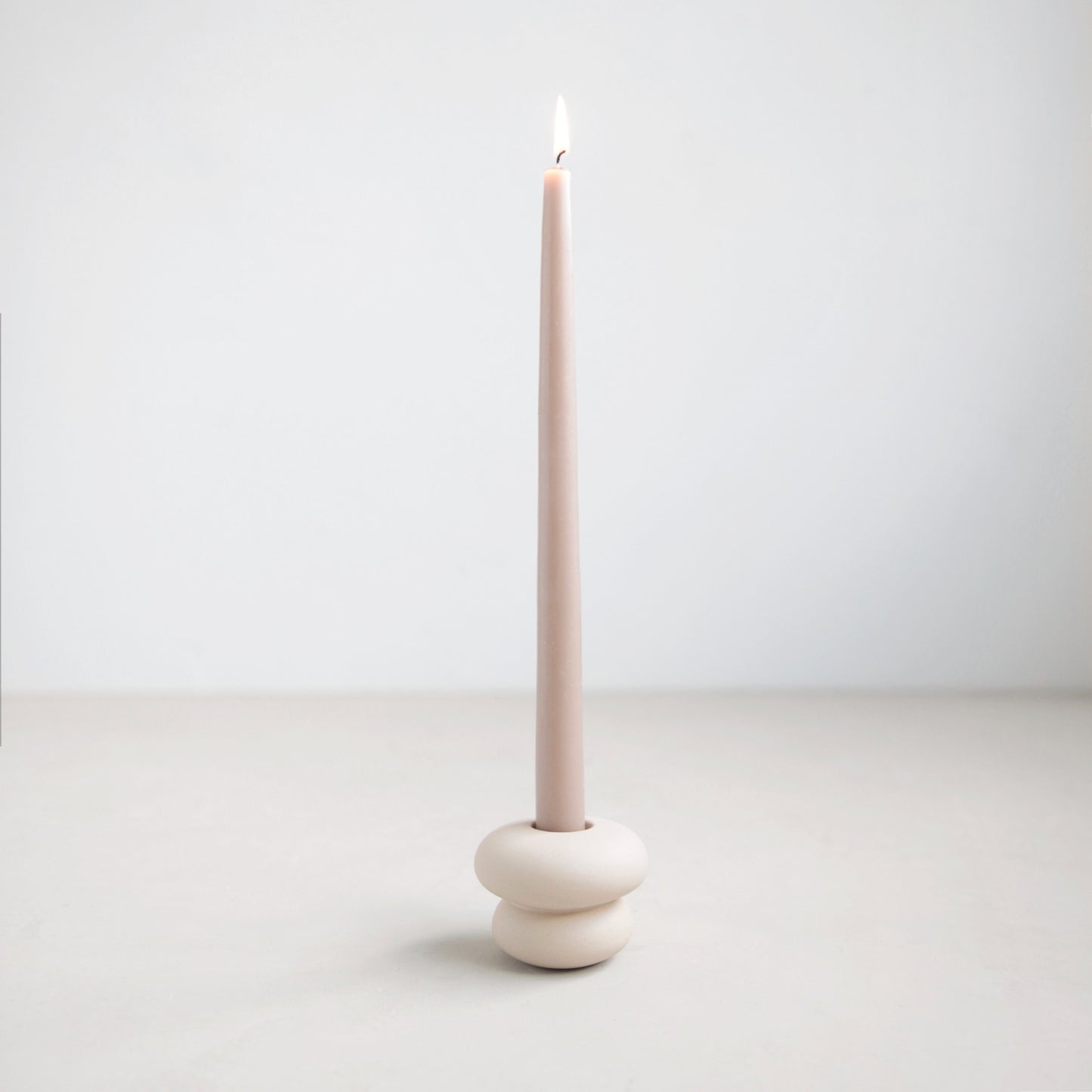 Ceramic Taper Candle Holder | Pebble