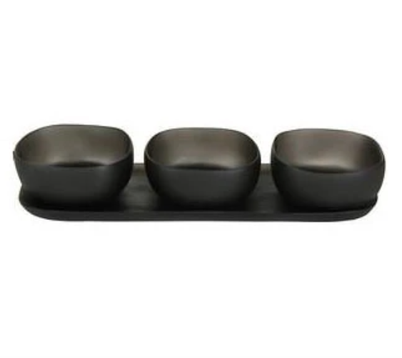 Cuadrado Serving Bowl Trio (Multiple Colors)