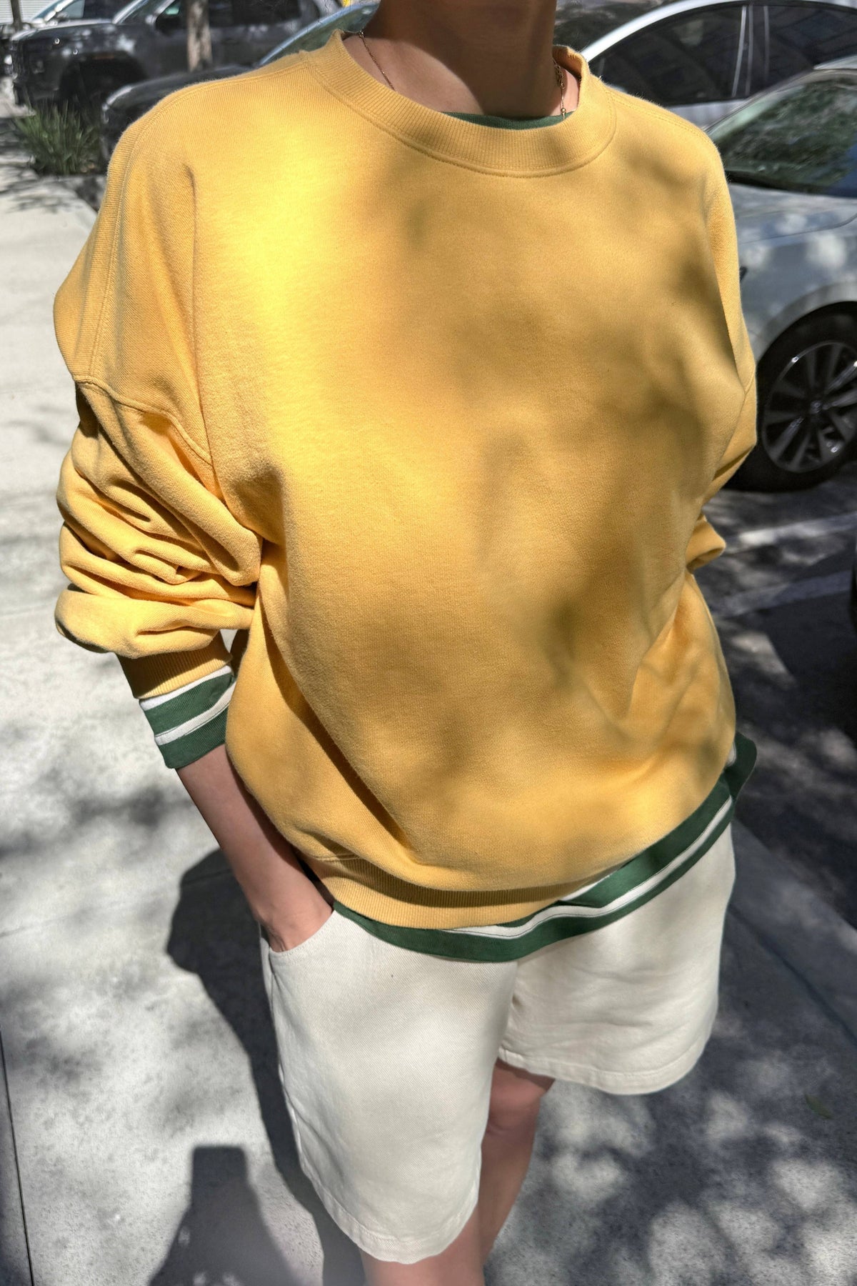 French Terry Core Sweatshirt | Deep Yellow