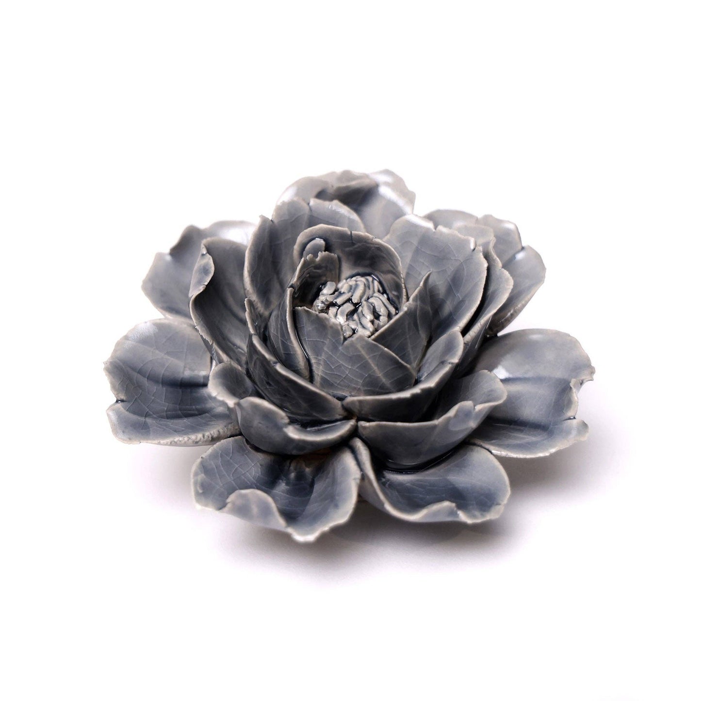 Ceramic Flower | Grey Rose