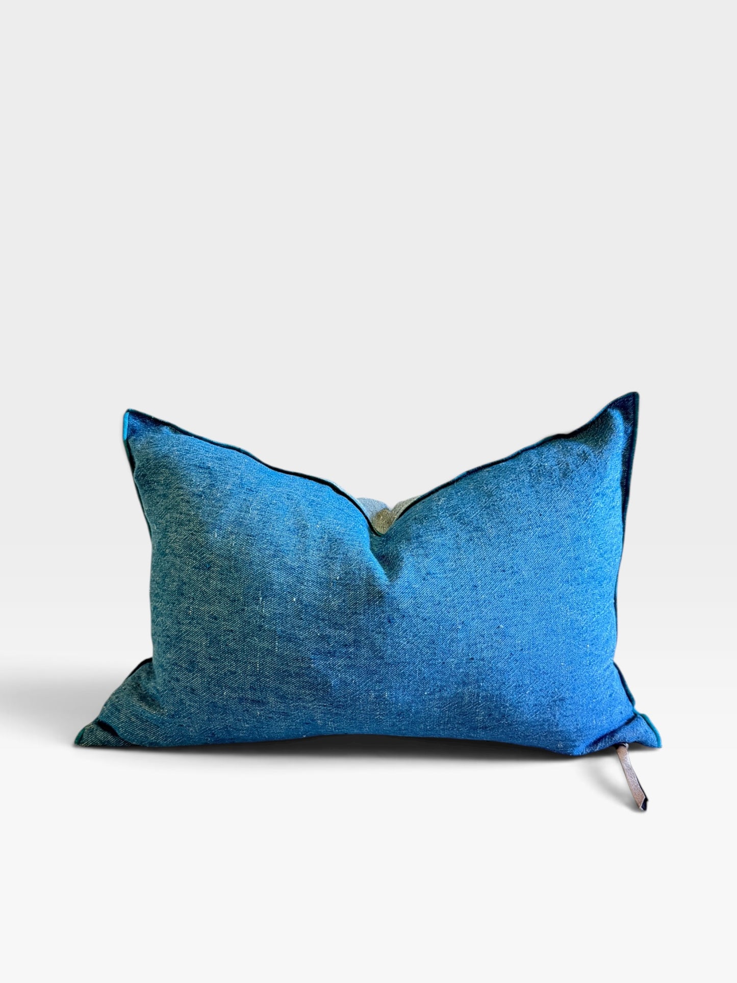Crumpled Washed Linen Vice Versa Square Pillow Cover | (Multiple Sizes)