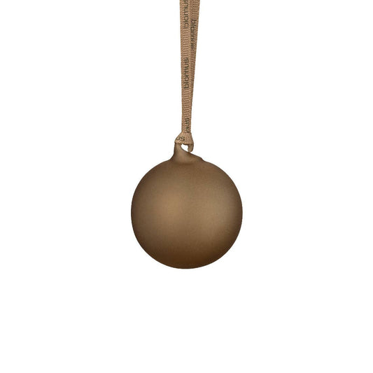 JUHLA Matte Glass Ornament (Set of 4) | Coffee