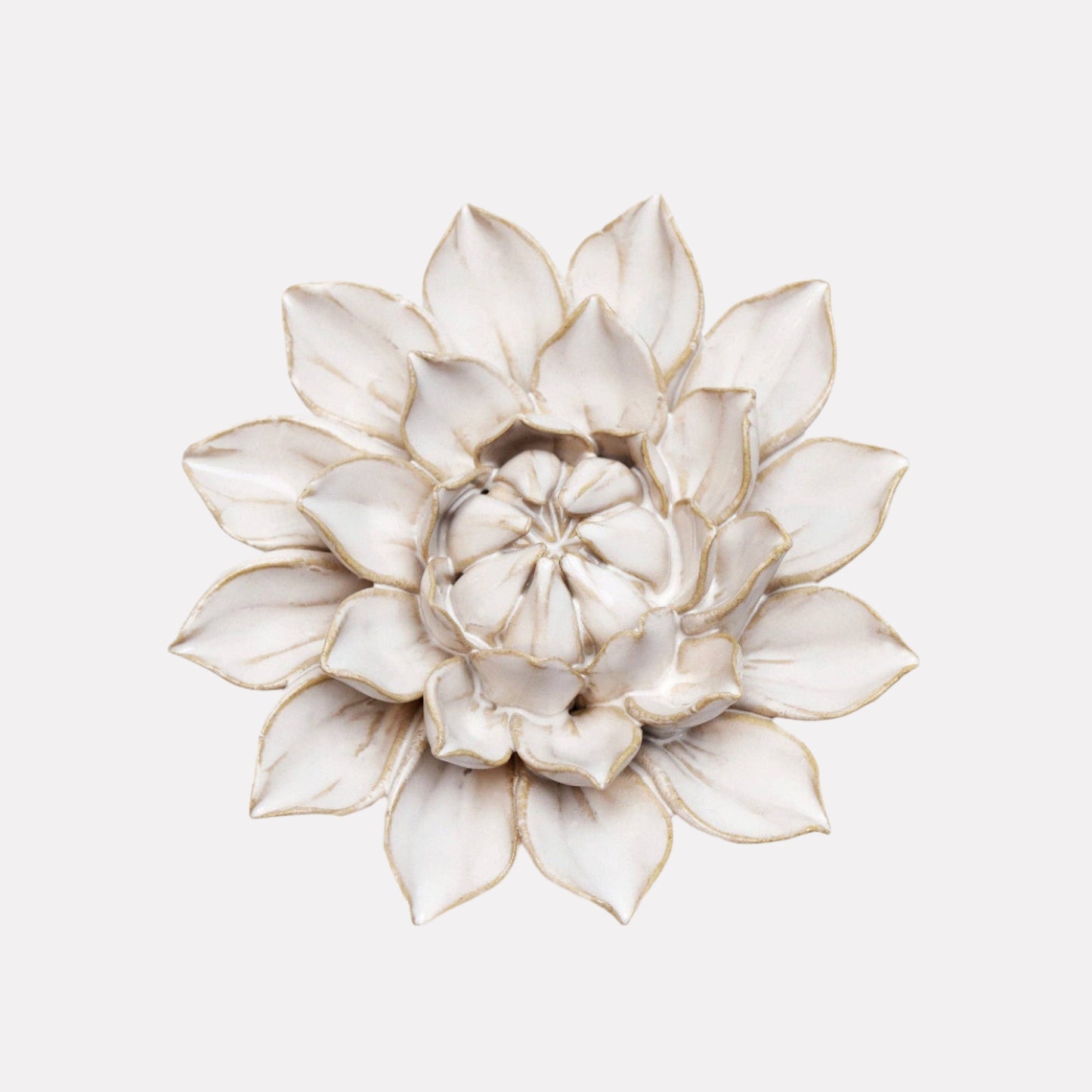 Ceramic Flower | Ivory Dahlia