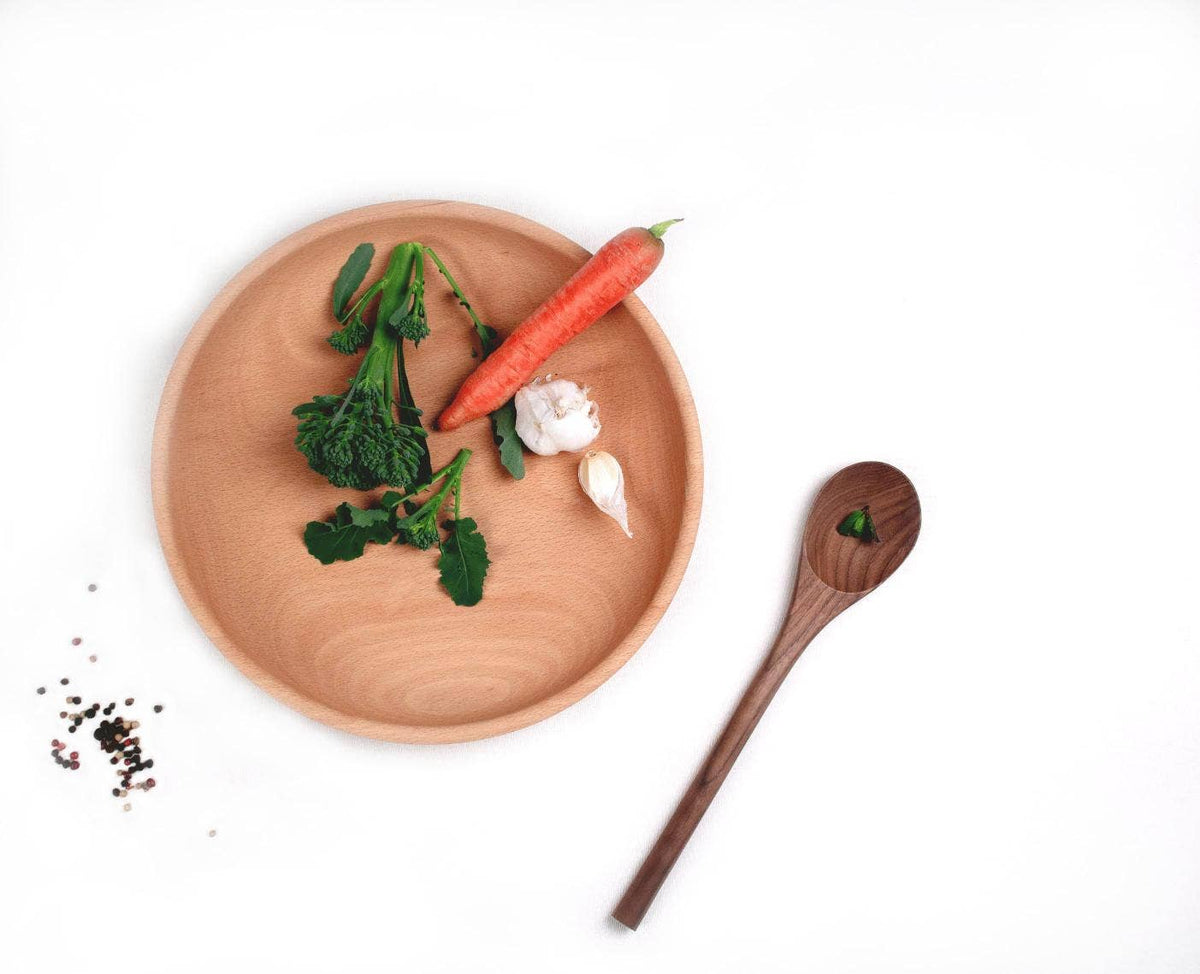 Beech Shallow Bowl (Multiple Sizes)