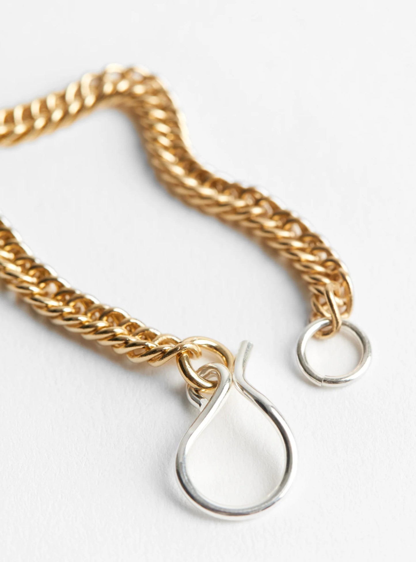 Gold Hook Chain Bracelet