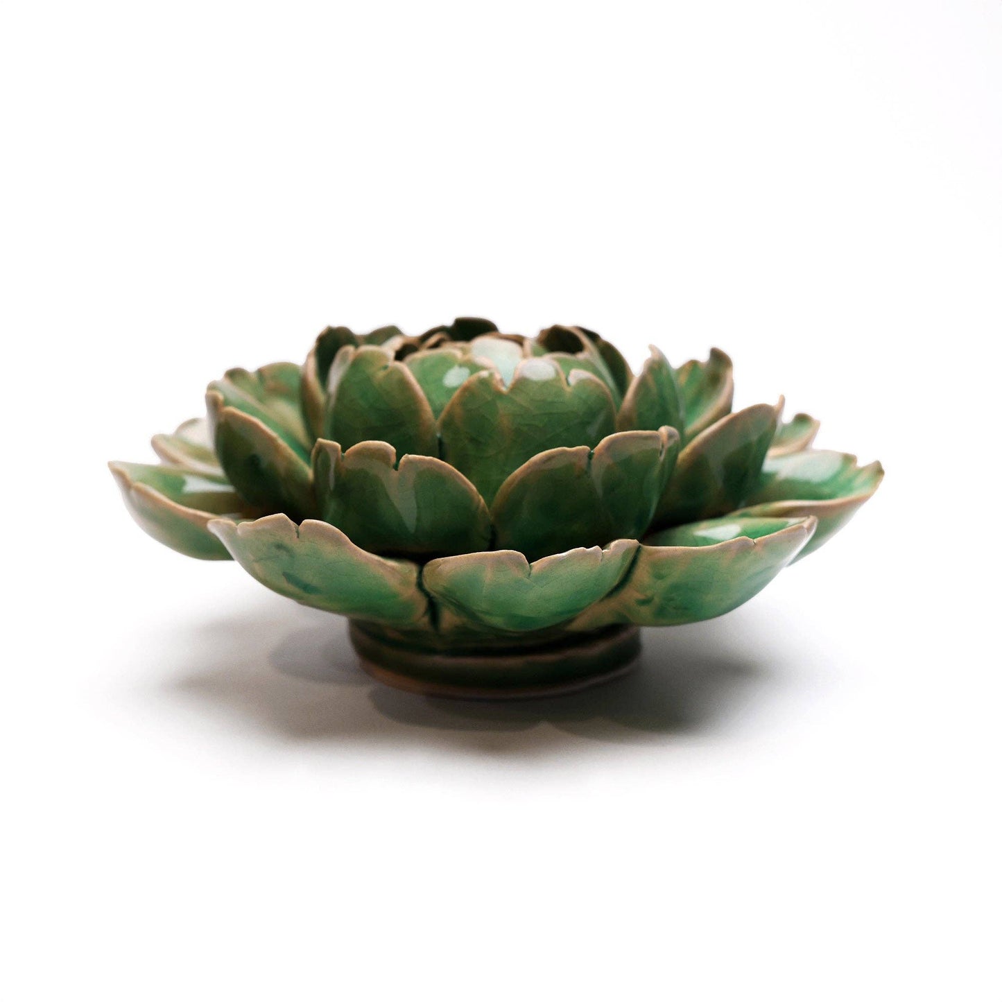 Ceramic Flower | Green Succulent