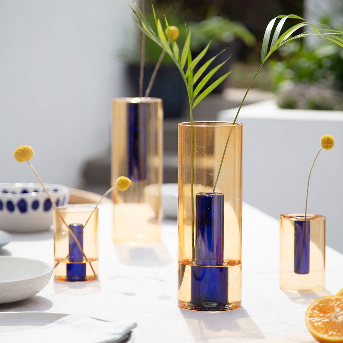 Reversible Glass Vase (Multiple Colors)