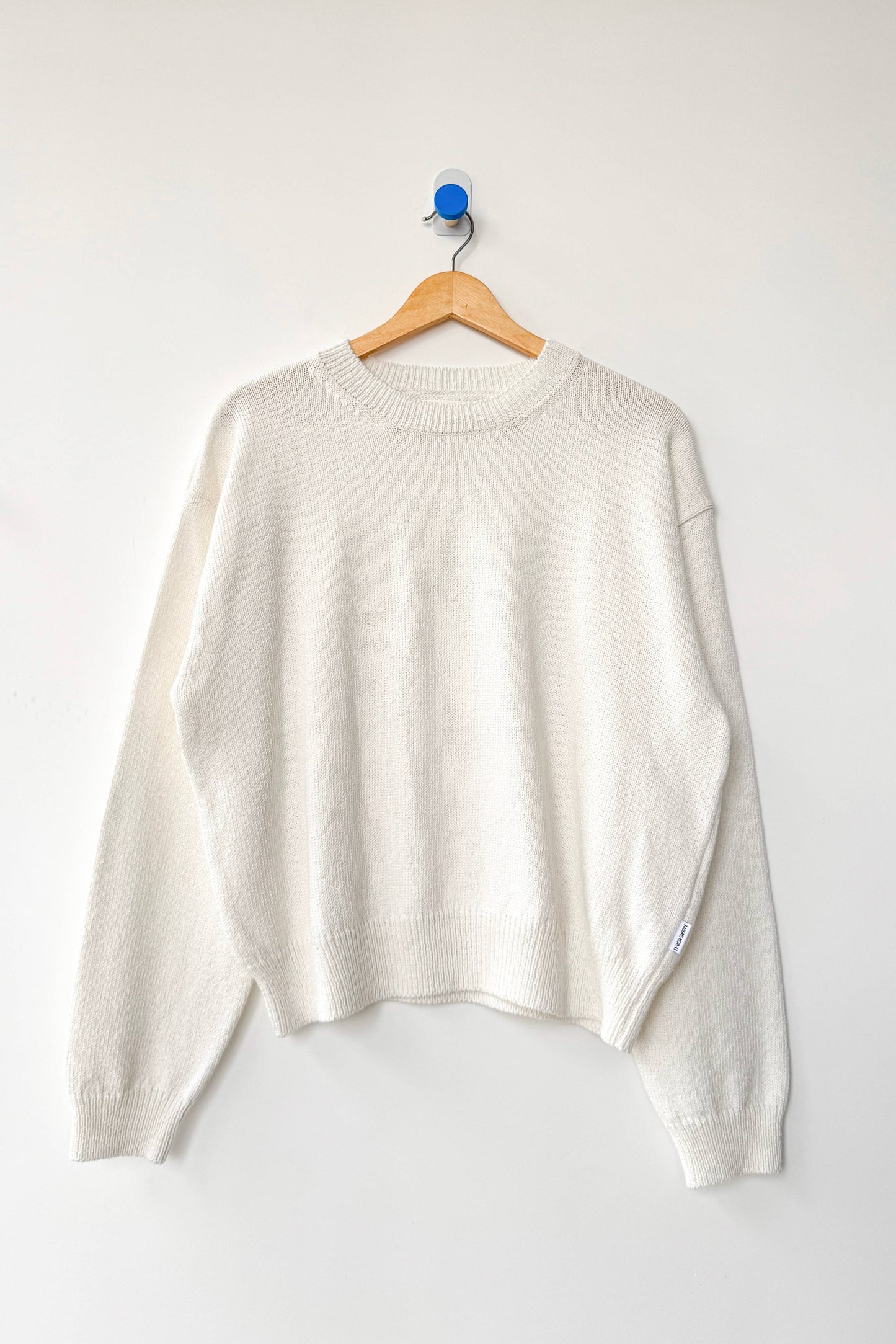 Milo Cotton Sweater | Clean White