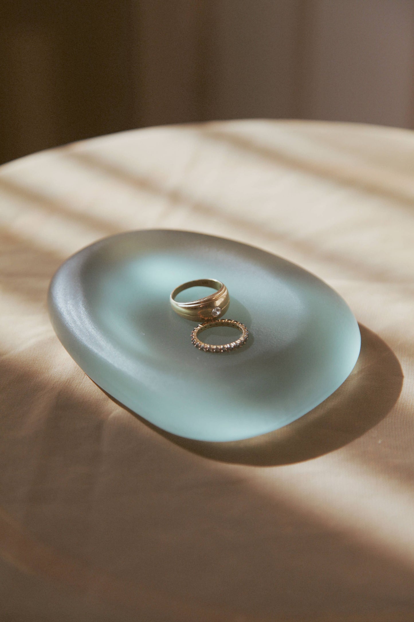 The Resting Stone | Seaglass + Glazed (Set of 2)