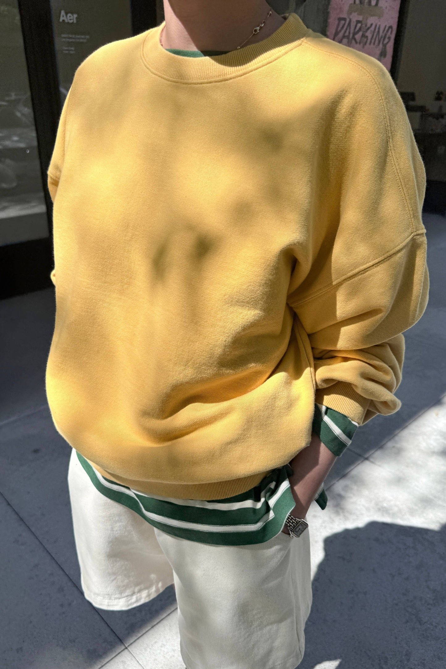 French Terry Core Sweatshirt | Deep Yellow
