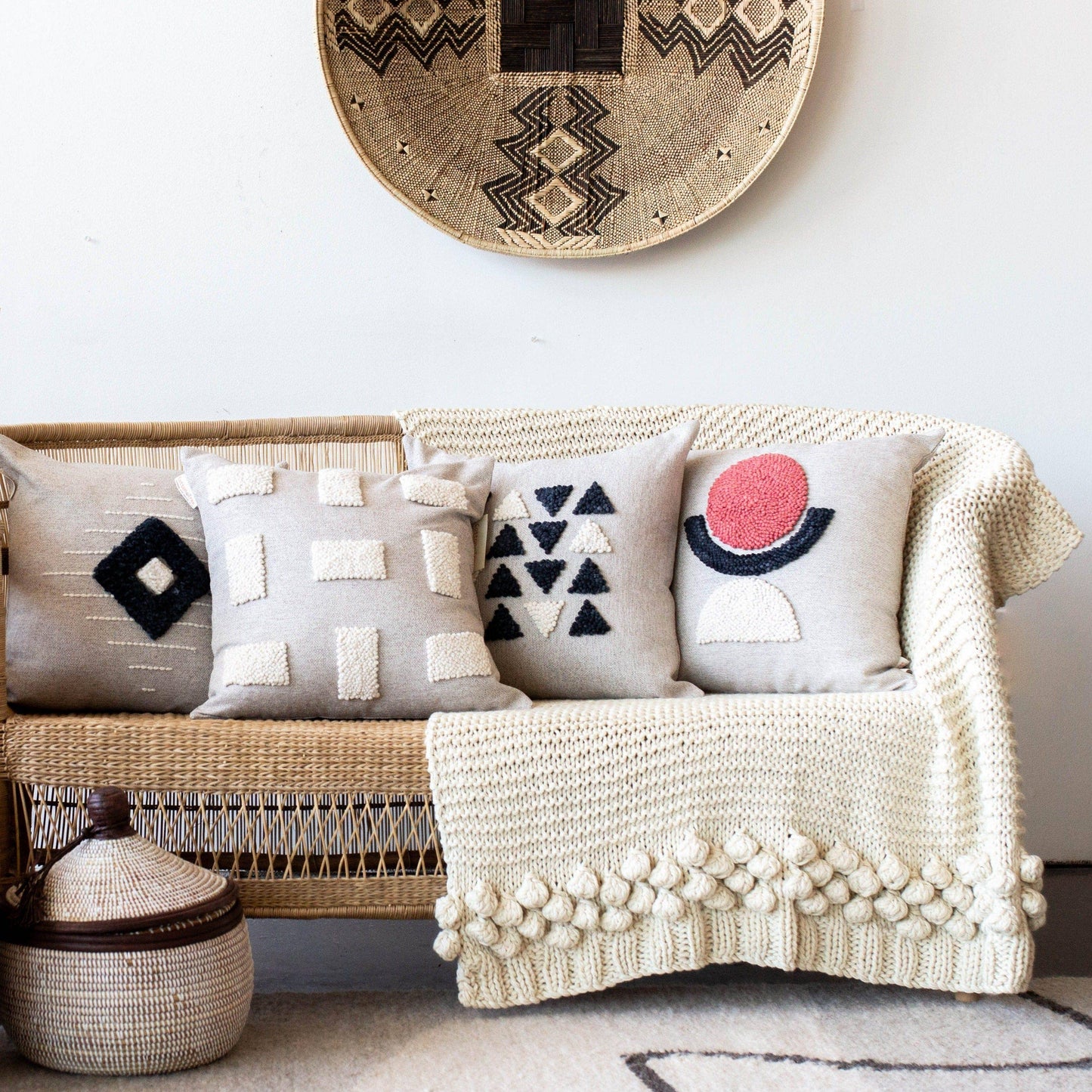 AfriScandi Sunrise Pillow Cover