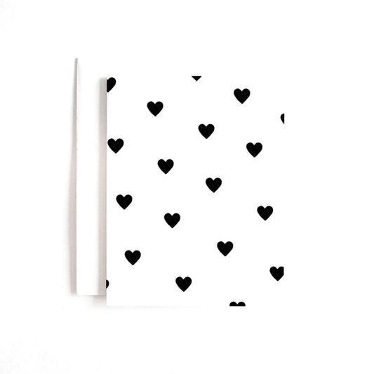 Black Hearts Greeting Card
