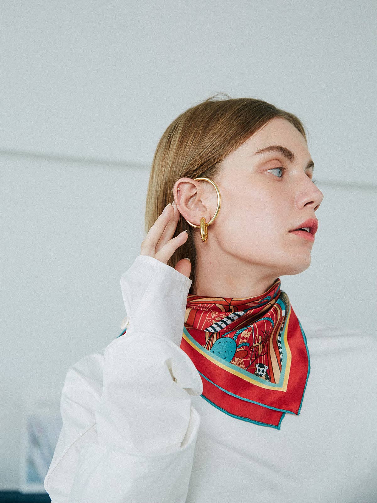 Silk Bandana | Madagascar (Red)