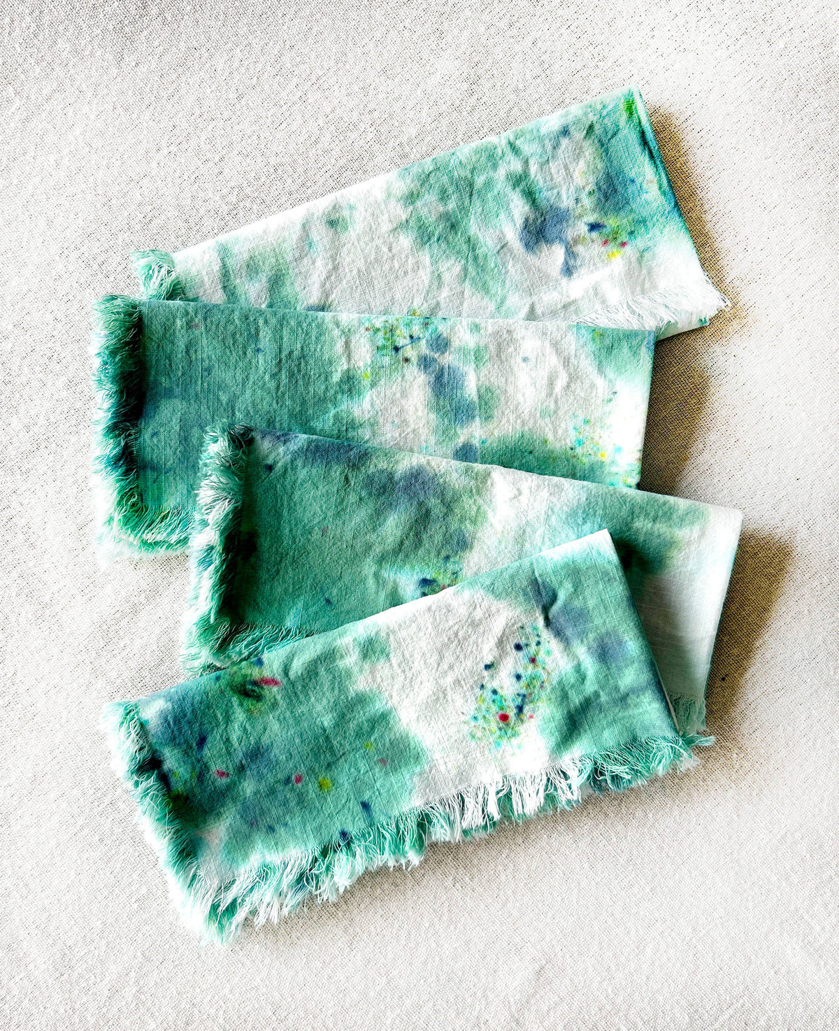 Hand-Dyed Cloth Napkins | Malachite (Set of Four)