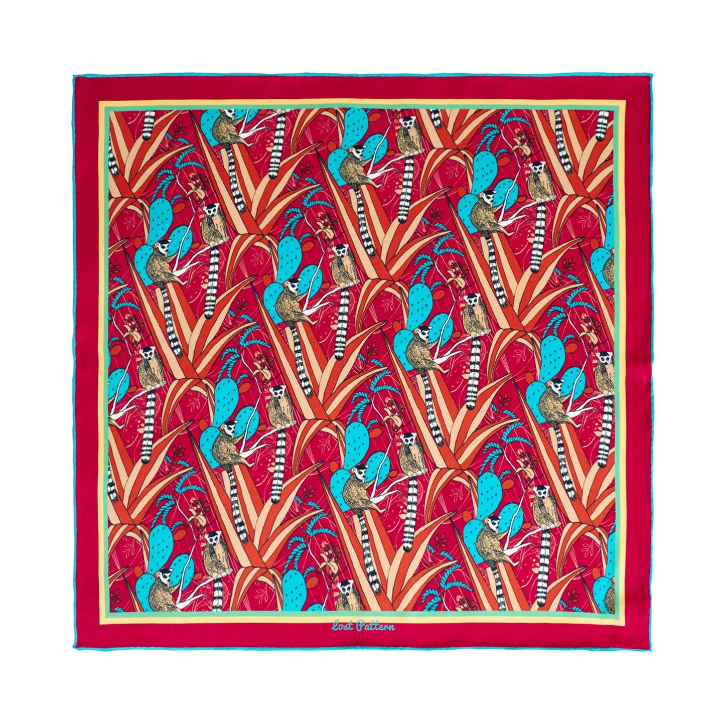 Silk Bandana | Madagascar (Red)