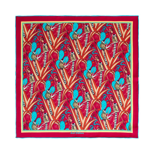 Silk Bandana | Madagascar (Red)