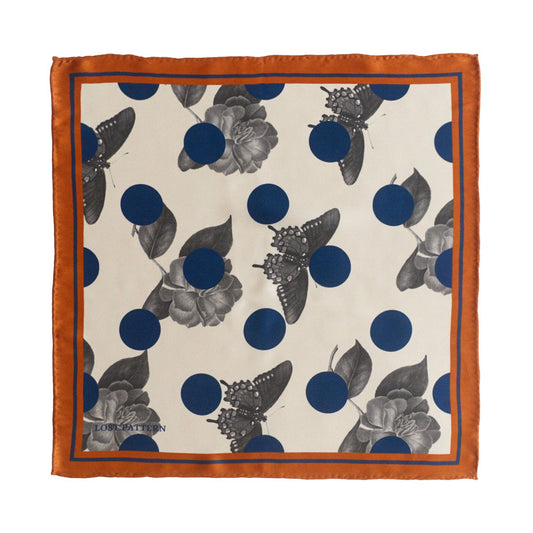 Silk Pocket Square | Noir Floral