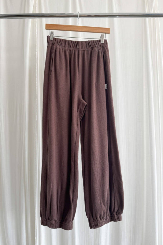 Pointelle Balloon Pants | Chocolate