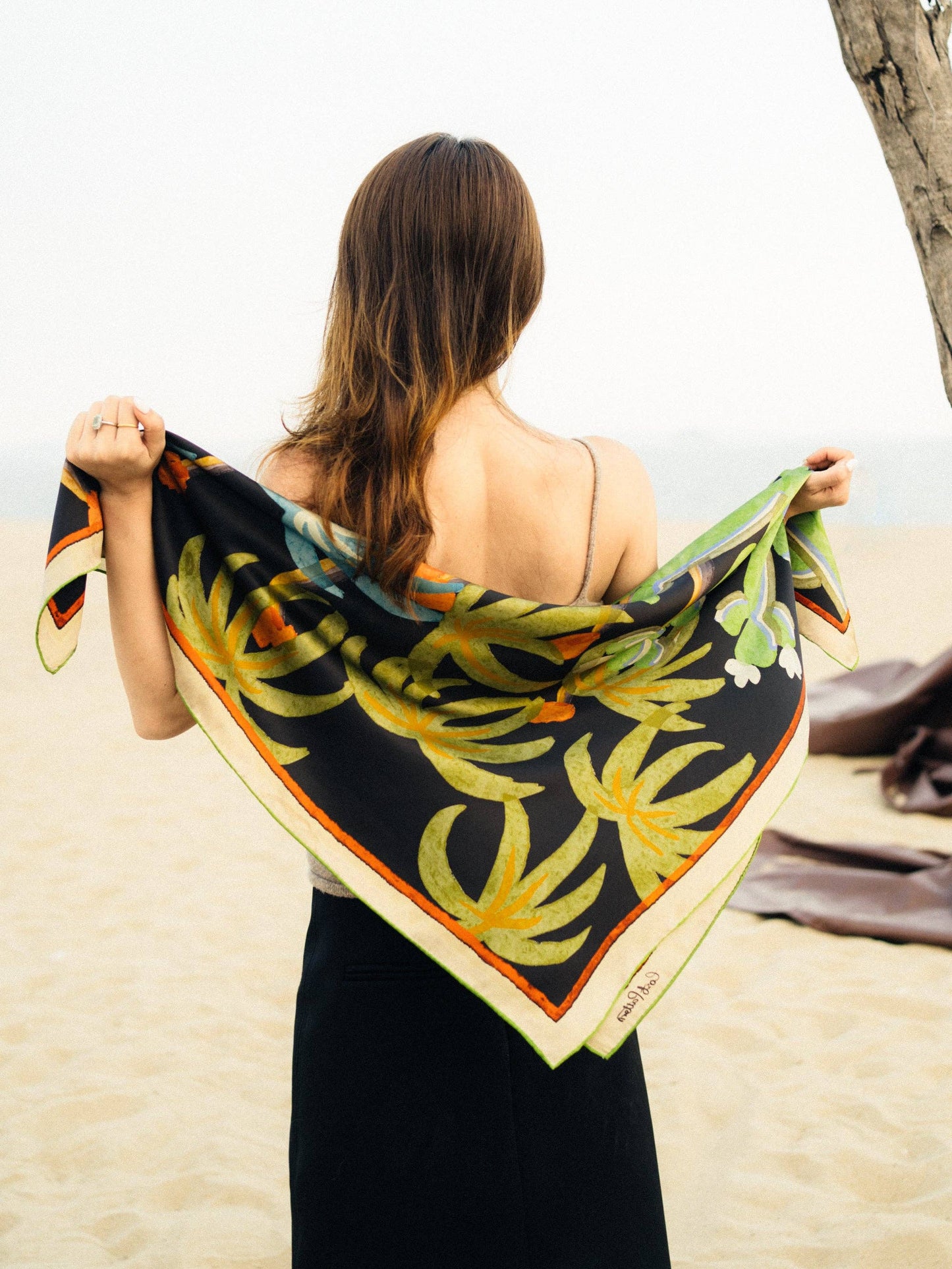 Large Silk Scarf | Ethereal Mirage