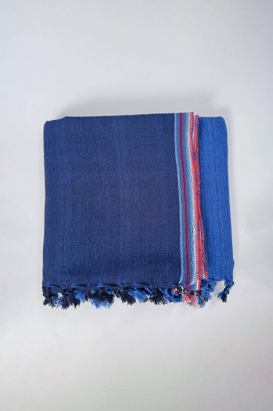 Turkish Cotton Beach Towel | Blue Aegean
