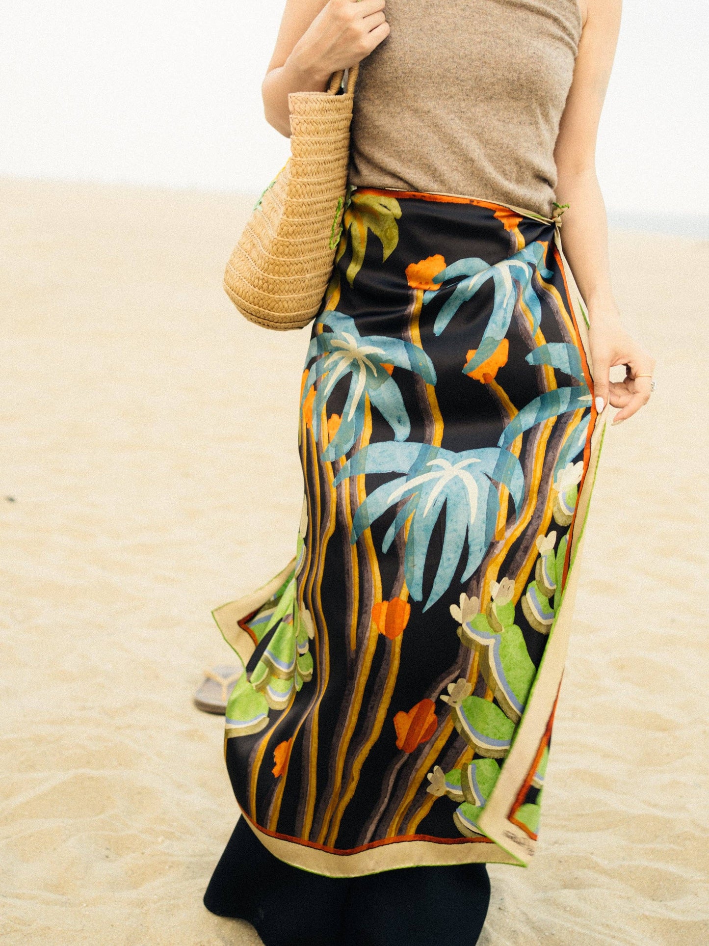 Large Silk Scarf | Ethereal Mirage