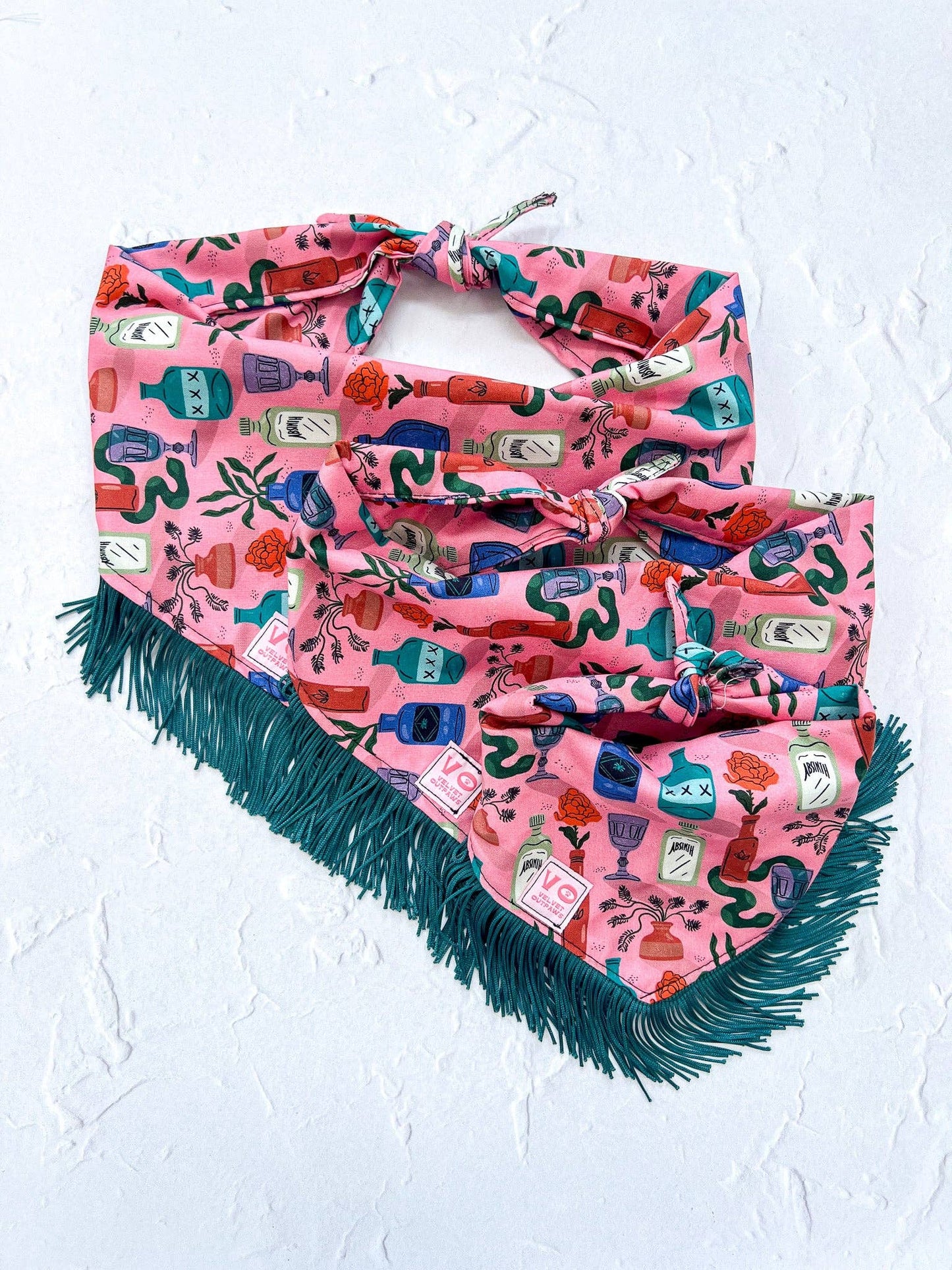 Fringed Dog Bandana | Party Potion (Multiple sizes)