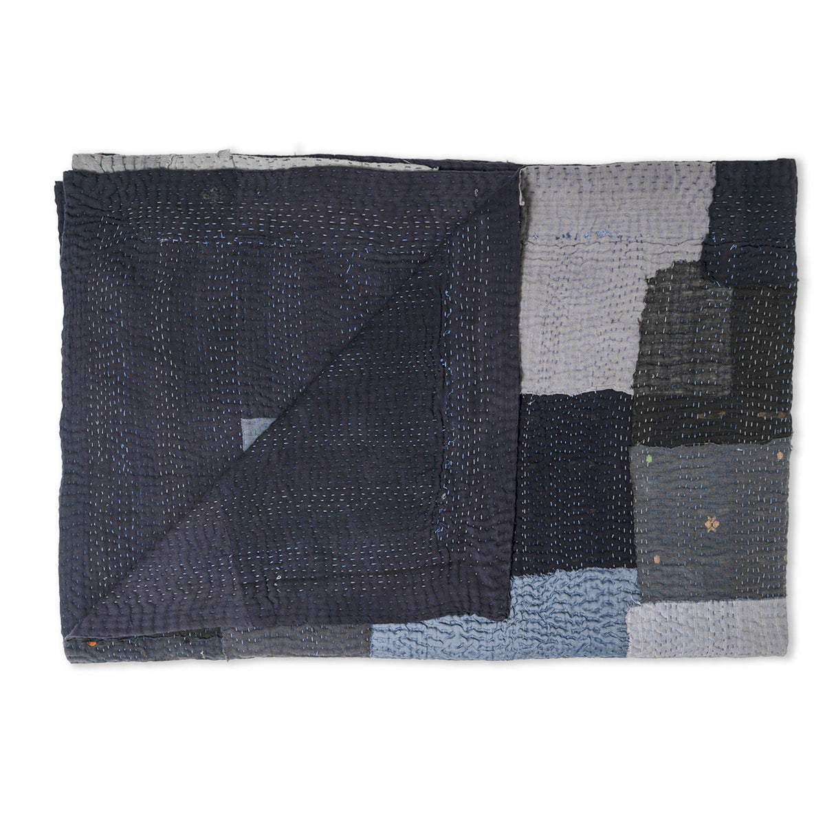 Vintage Patchwork Kantha Placemat (Set of 2) | Cityscape